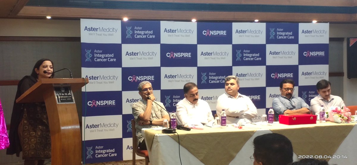 AsterMedcity14's tweet photo. Dr Durgapoorna, Sr Consultant Radiation Oncologist addressing the gathering and sharing her emotional moments...
#Canspire #Cancer #Aster #AsterDM #AsterMedcity https://t.co/I1of0N9YTQ