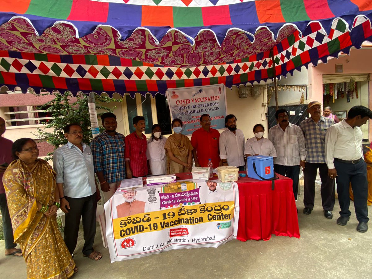BANSILALPET4BJP's tweet photo. Bansilalpet Division Social Media Convenor Sri @SAMANWITH_PALEM has initiated Vaccination Drive with the help of Asha Workers in Bansilalpet division. https://t.co/twk1UcT4ii