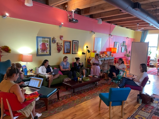 Catalpa_ECC's tweet image. Our founding staff gathered at @CatalystRanch the last two days for a staff retreat. We learned, laughed, created, and planned together. We&apos;re SO excited and hopeful for what&apos;s to come! #BeTheFirst  #ChicagoEarlyLearning