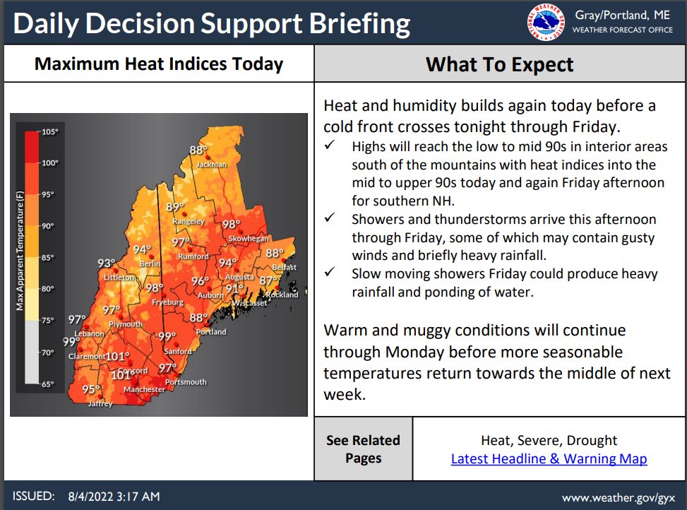 NotifyKeene's tweet image. Visit KeeneNH.gov for info about cooling centers in Keene as this extreme heat event brings local temps into the 90s, &amp;amp; learn the symptoms of heat exhaustion &amp;amp; heat stroke - &amp;amp; what to do in these situations.  
 weather.gov/safety/heat-il…
weather.gov/gyx/weathersto…