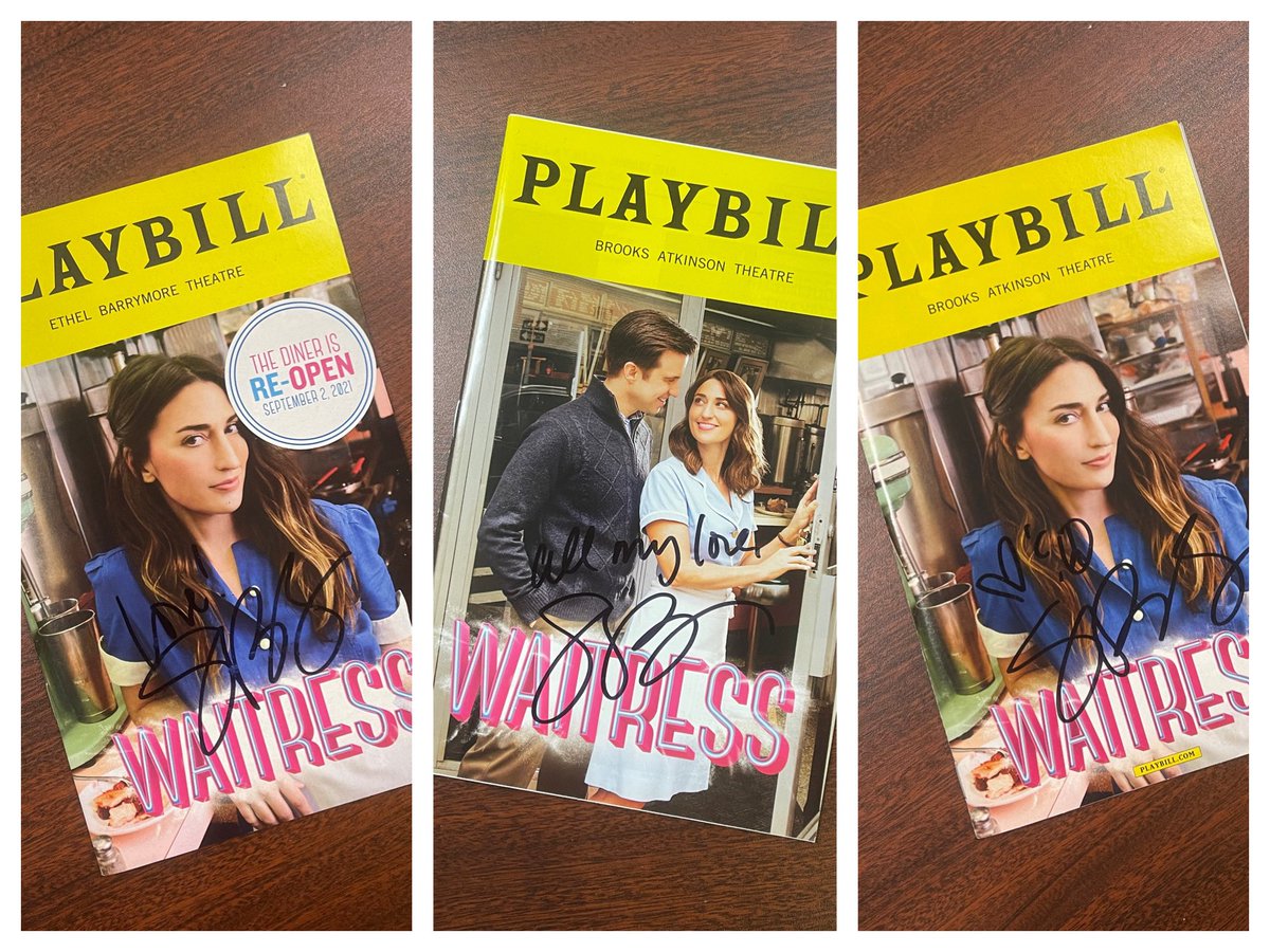 Laura Heywood BroadwayGirlNYC (@broadwaygirlnyc) on Twitter photo Oh <a href="/SaraBareilles/">Sara Bareilles</a>, my 💖, my fave!
Thank you for signing these <a href="/WaitressMusical/">Waitress Musical</a> playbills to raise money for #PlannedParenthood through <a href="/ShopApplause/">ApplauseShop</a>!
Folks, let’s raise a ton of money to help make safe, legal #AbortionCare available to all who need it!
Links to bid ⬇️⬇️⬇️
🙏 Oh <a href="/SaraBareilles/">Sara Bareilles</a>, my 💖, my fave!
Thank you for signing these <a href="/WaitressMusical/">Waitress Musical</a> playbills to raise money for #PlannedParenthood through <a href="/ShopApplause/">ApplauseShop</a>!
Folks, let’s raise a ton of money to help make safe, legal #AbortionCare available to all who need it!
Links to bid ⬇️⬇️⬇️
🙏