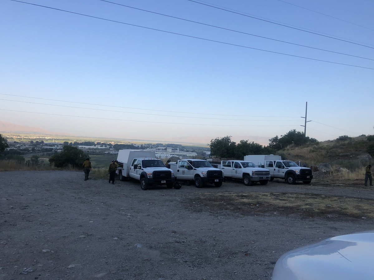 UtahWildfire's tweet photo. #springvillefire 100% contained. Firefighters found 8 pockets of heat in oak brush yesterday, and suppressed those. They will continue to monitor the fire over the next few days. The temporary closure from Buckley Draw to Little Rock Canyon will be lifted 8/5/22. @UWCNF #usfsst https://t.co/zECojCp6Ir
