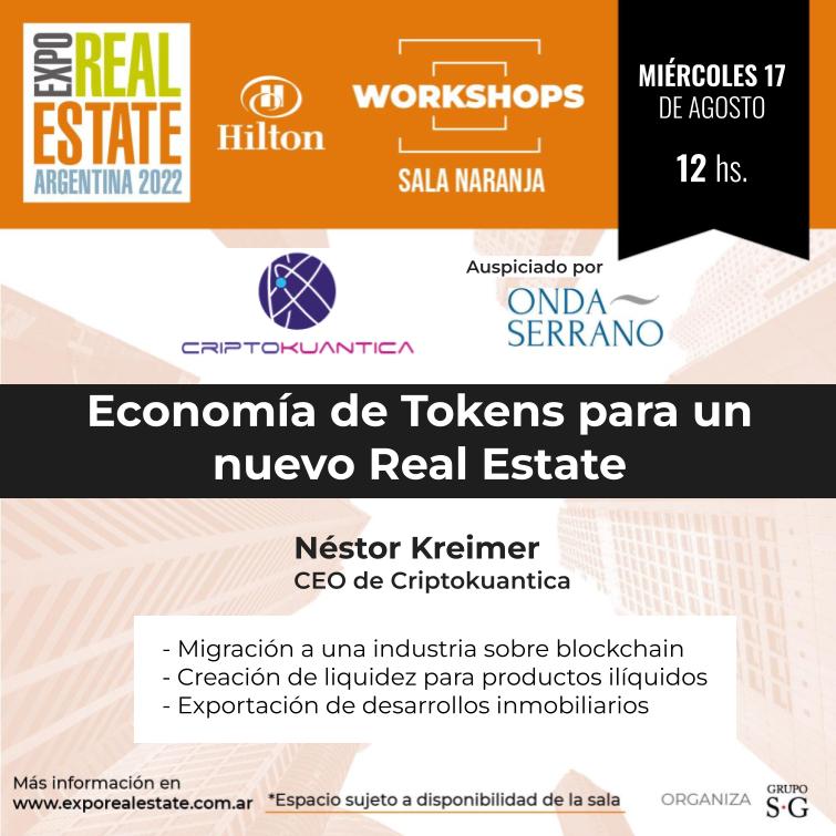 nestorkreimer's tweet photo. Este 17-8 en #ExpoRealEstate Pto. Madero se abordará la #Economía_de_Tokens p/ crear #liquidez en activos ilíquidos. Ej. #Blockchain p/ industrias.
#Tokenización x oferta pública p/fabricar compradores de pozo que paguen 100% de ctdo. Ej.: #OndaSerrano en #Málaga.
#SeráPorAcá https://t.co/m2NXjvGXgE