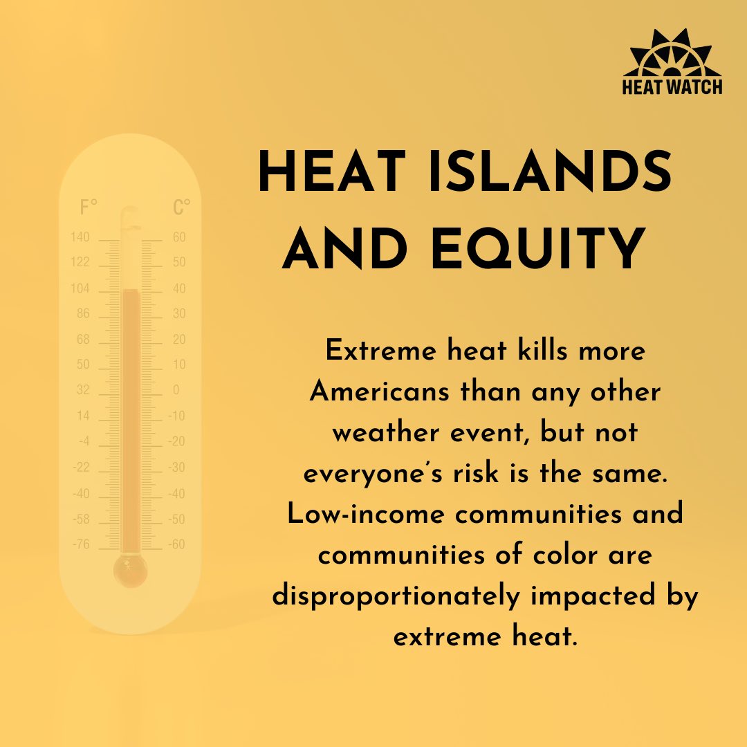 We’re just days away from the @MontgomeryCoMD community heat mapping event! The campaign will help us pinpoint the locations of heat islands — areas in the county that are most impacted by extreme heat. @MyGreenMC @ReadyMontgomery #HeatHealthMC #HeatIslands