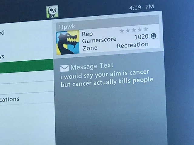 Image from no context xbox live messages (@nocontextmsgs)