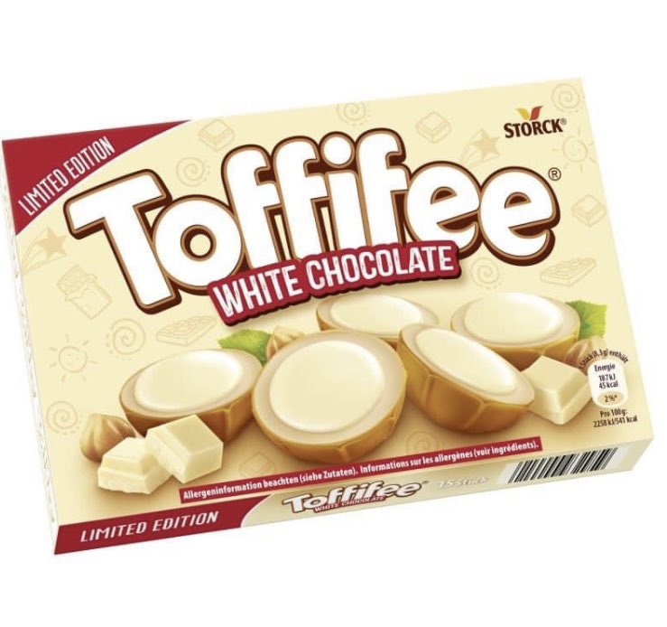 Now I haven’t found these yet so keep your eyes peeled. Pick up these NEW Limited Edition Toffifee White Chocolate for £1.25 at POUNDLAND 😋