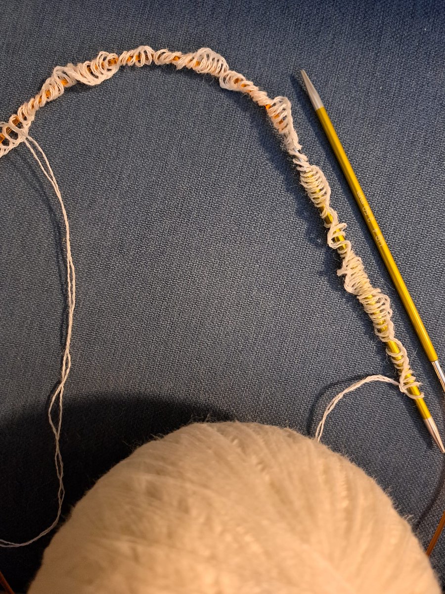 AbleistsSay's tweet photo. the beginning always looks wonky and unpromising. this one is going to be a heavily modified snowflake pattern. it will be in my etsy shop when i finish it. https://t.co/y29jWXt2ul
#knitting #knit #knittersoftwitter #craftersoftwitter #fiberarts #disabledmaker https://t.co/3lPsBrAXY2