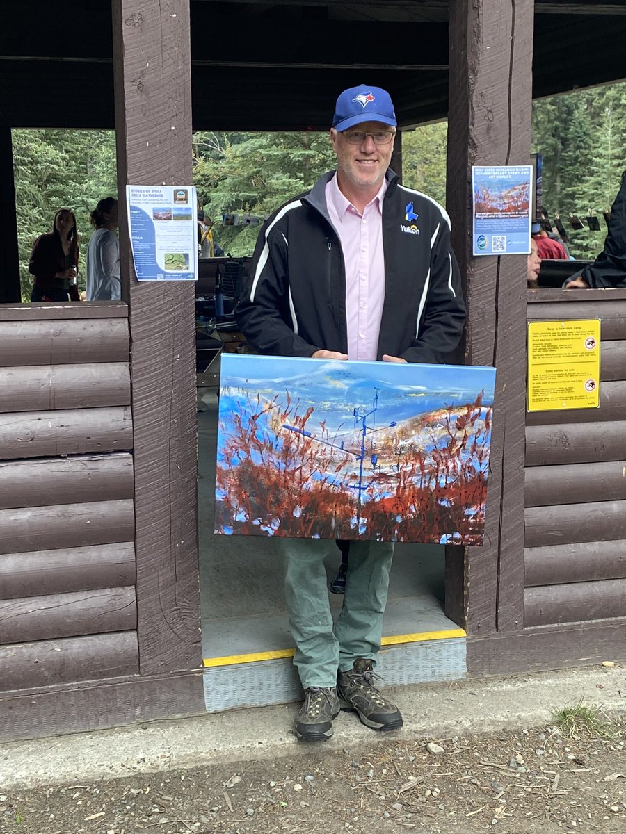 Sean Carey (@mac_watershed) on Twitter photo 1/ Was an amazing <a href="/WolfCreekYT/">Wolf Creek Research Basin</a> 30th anniversary event yesterday. Lots of community engagement and thanks to <a href="/ENV_Yukon/">Department of Environment</a> Minister Nils Clarke for speaking and selecting his favourite @IvanovGennadiy4 painting for his office. 1/ Was an amazing <a href="/WolfCreekYT/">Wolf Creek Research Basin</a> 30th anniversary event yesterday. Lots of community engagement and thanks to <a href="/ENV_Yukon/">Department of Environment</a> Minister Nils Clarke for speaking and selecting his favourite @IvanovGennadiy4 painting for his office.