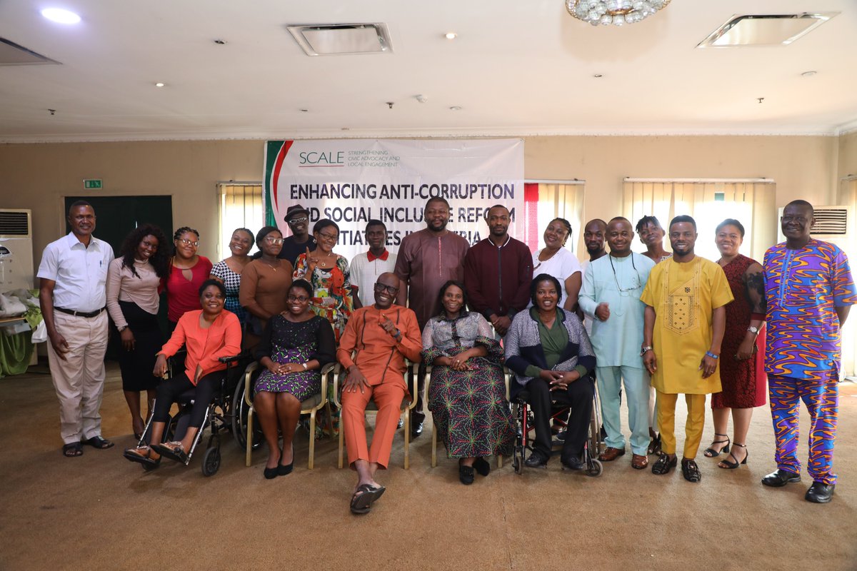 aneejnigeria's tweet photo. #ANEEJSCALEProject Group Photos of participants at the Capacity Building Workshop in Port Harcourt. @NigeriaScale @USAIDNigeria @Ugolor @LAtakpu @ighodi @assuranceovie @sandraeguagie @mari_nkem @cedingo1 @FENRADNIGERIA @21ceywi @GADA_PHC @jonapwdnigeria @meluibe @NAC_CD @Ovie360 https://t.co/YDz3E11NIo
