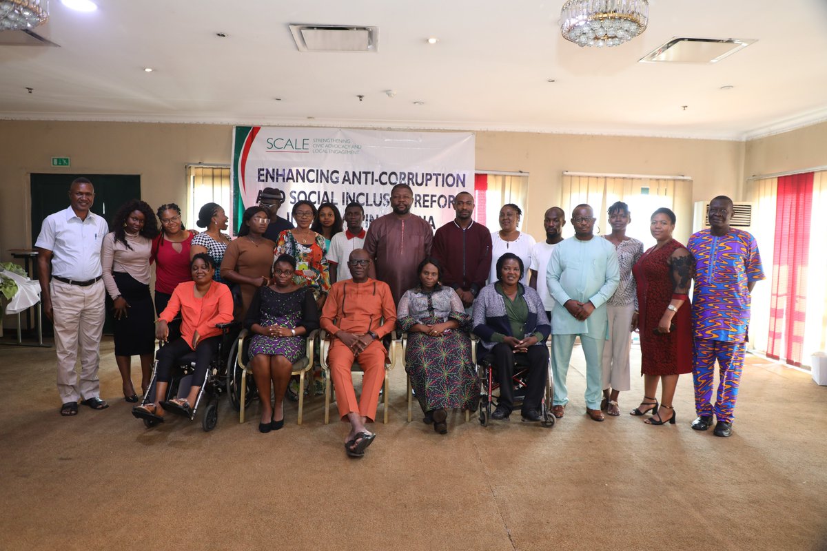 aneejnigeria's tweet photo. #ANEEJSCALEProject Group Photos of participants at the Capacity Building Workshop in Port Harcourt. @NigeriaScale @USAIDNigeria @Ugolor @LAtakpu @ighodi @assuranceovie @sandraeguagie @mari_nkem @cedingo1 @FENRADNIGERIA @21ceywi @GADA_PHC @jonapwdnigeria @meluibe @NAC_CD @Ovie360 https://t.co/YDz3E11NIo