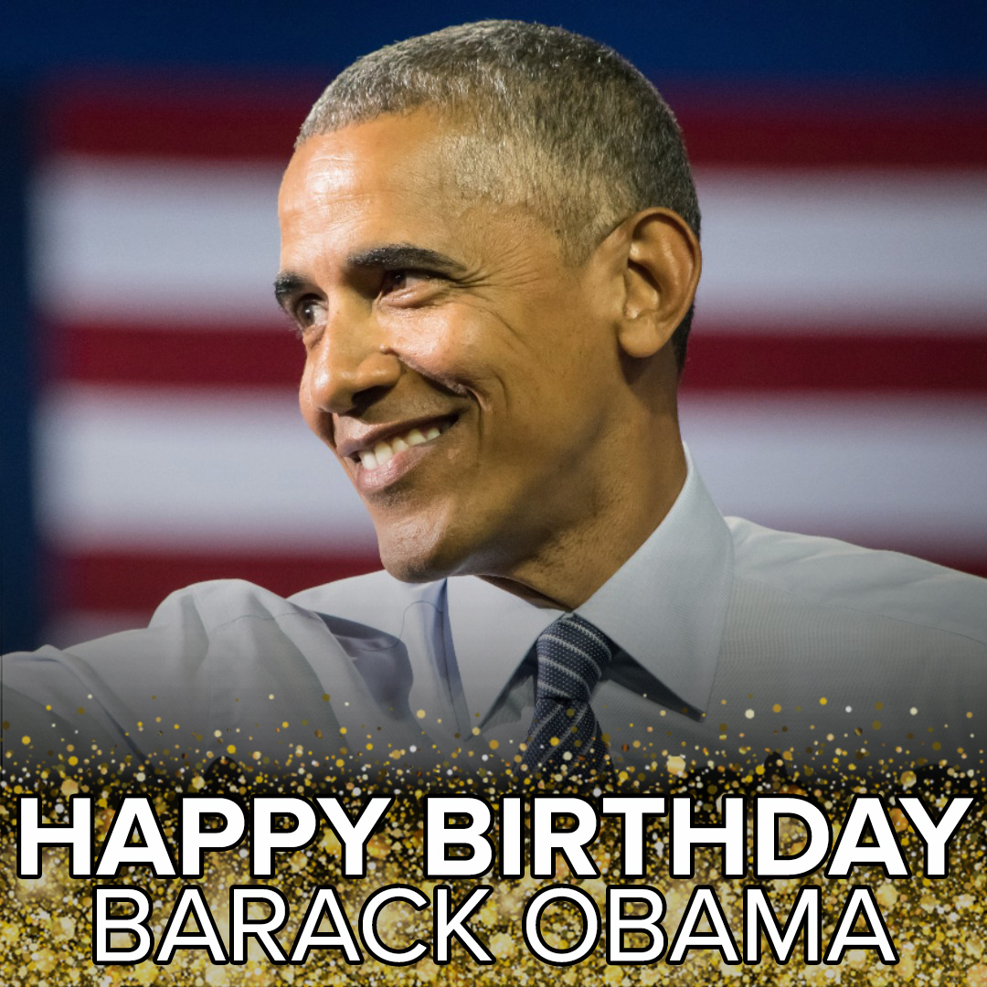 Happy birthday to former President Barack Obama! The first Black president turns 61 today.   