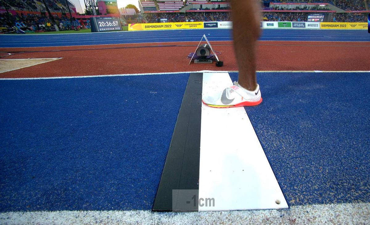 This photo is gonna be trending for sure tomorrow #MuraliSreeshankar #longjump #msreeshankar #CWG2022 #CWG22