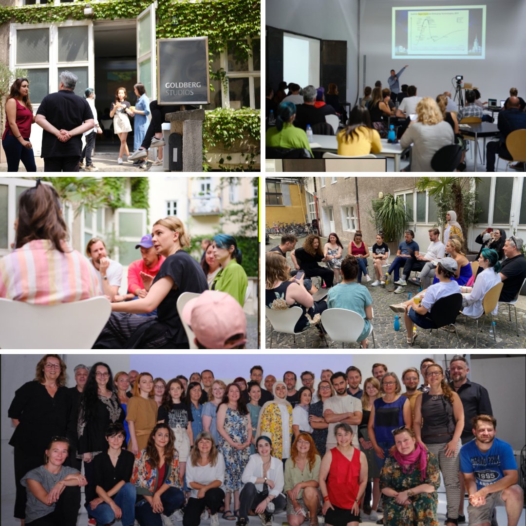 su__me's tweet photo. It's been a month since the #EuropeanCreatorsLab.

What an inspiring week, full of insightful dialogues with so many creatives in the #XR world, like @anapetersdottir.

The engaging discussion with such a multicultural group of participants was certainly a highlight!
#EUCL #VR https://t.co/CvviDAvzgT