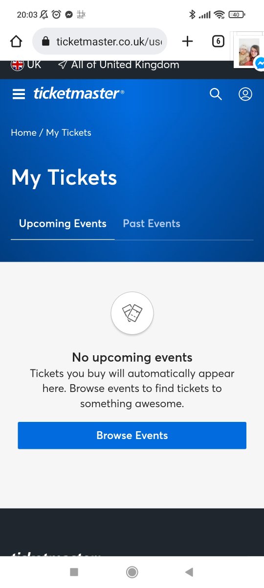 RebeccaTuvey's tweet photo. I'm suppose to going to westlife on Saturday at Wembley. Had a email to print tickets but there's nothing showing in events. Help it's less that 2days away now!! Very stressed! @TicketmasterCS @TicketmasterUK https://t.co/kKdCGwlKod