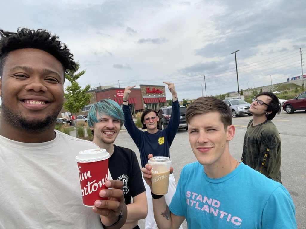 Shout to <a href="/TimHortons/">Tim Hortons</a> for keeping us going! Toronto tonight <a href="/thesneakydees/">Sneaky Dees</a> w/<a href="/Latchkeyca/">Latchkey</a>, <a href="/rivaltown/">Rival Town</a>, <a href="/ArcaneGhosts/">Arcane Ghosts</a>