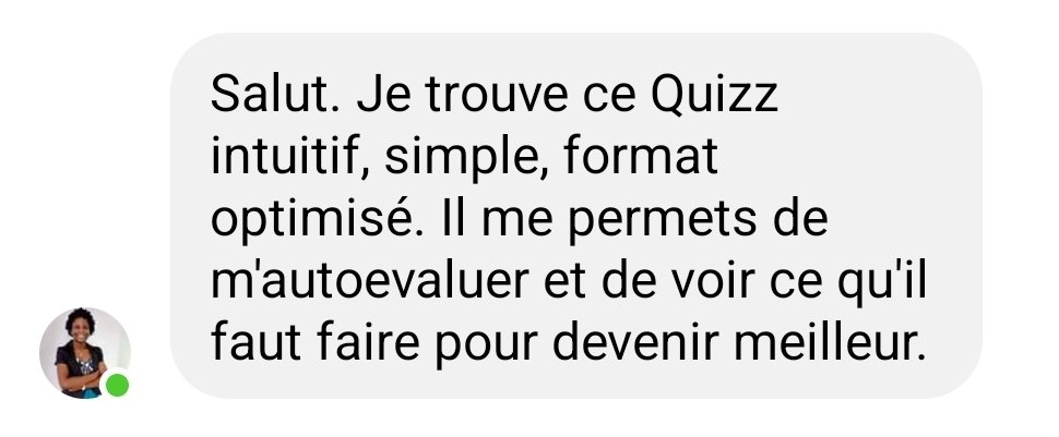 <a href="/MireilleKooh/">Mireille kooh</a> est ravie d'avoir participé au Quizz Motive , espace-relationnel.org et VOUS ?