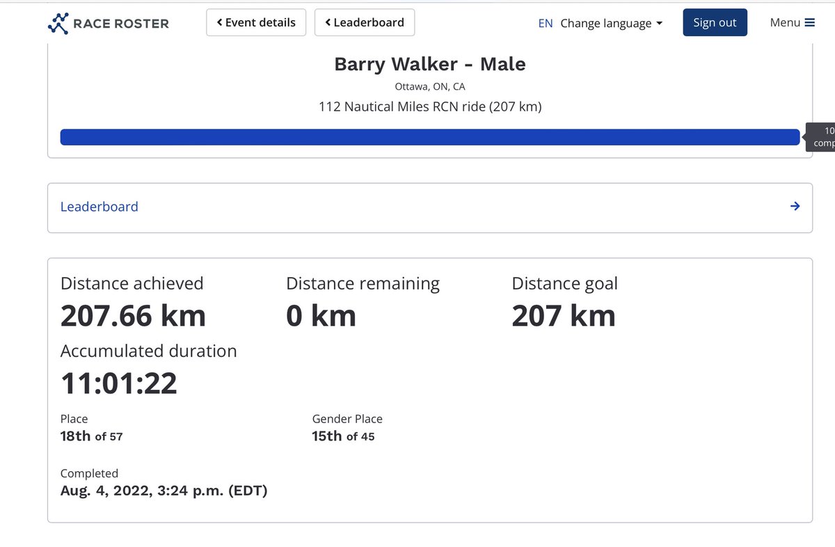 rbarrywalker's tweet photo. The skies are still threatening rain, but I had enough time to finish that last 5km that eluded me this morning. #AdmiralsChallenge complete - all 112 NM or 207km. #NavyBikeRide2022 #FinishedWithEngines https://t.co/q1qhQd5PMt