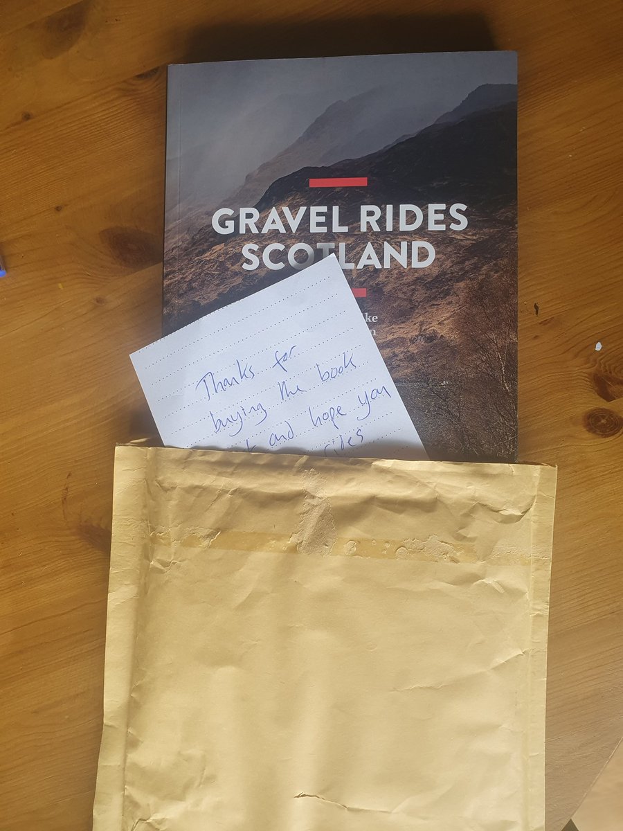 Huge thanks to everyone buying our book Gravel Rides Scotland. But did you know you can buy direct from our website welovemountains.net/shop. We send it out with a little thank you note too and buying direct means we get a lot more per copy and less for Amazon.
