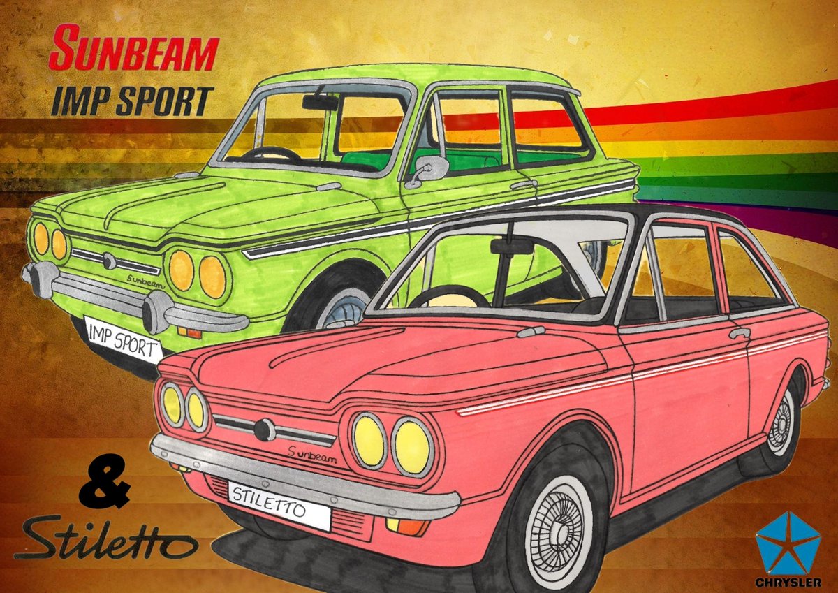 CustomCvd's tweet image. Hi all, been having another play, how's this?😊#rootesgroup #chrysleruk #sunbeamcars #sunbeamimpsport #sunbeamstiletto