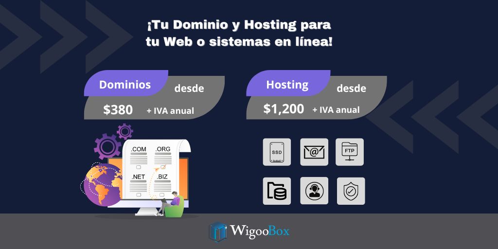 wigooboxmx's tweet photo. 🔥Los dominios y hospedaje #Web te brindan los recursos necesarios para iniciar tu #SitioWeb o sistemas informáticos de tu negocio o proyecto.

🔍 https://t.co/GSm4RWq7XB

#RegistroDominios #HostingAccesibles #PaquetesHosting #wigoobox https://t.co/m63zAQn2Fh