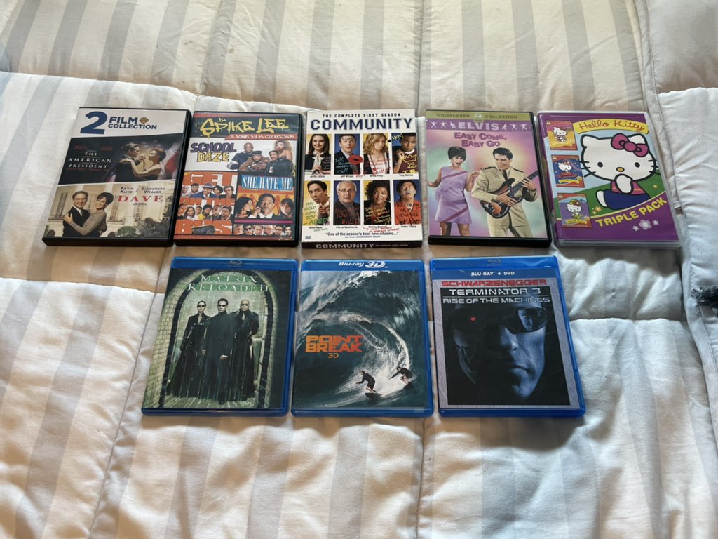 Alec Behan on Twitter "I got five DVDs and three Blurays from Dollar