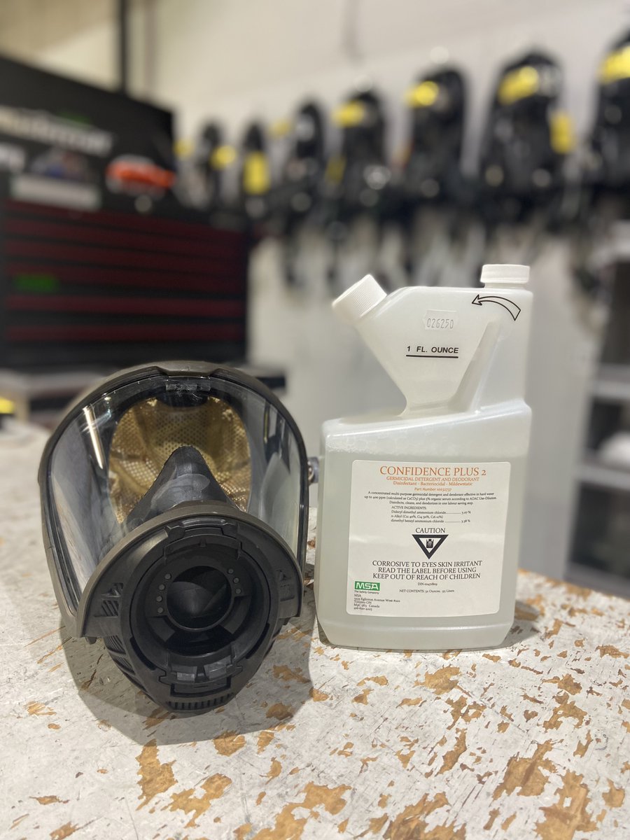 AJStoneCompany's tweet photo. #FeatureFridayProduct
Confidence Plus 2 is a multi-purpose, one-step germicidal detergent that is the recommended cleaner/sanitizer for @MSAsafety PPE and respiratory equipment. #OneStepDecon #ConfidenceToClean https://t.co/x0ofWfadMX