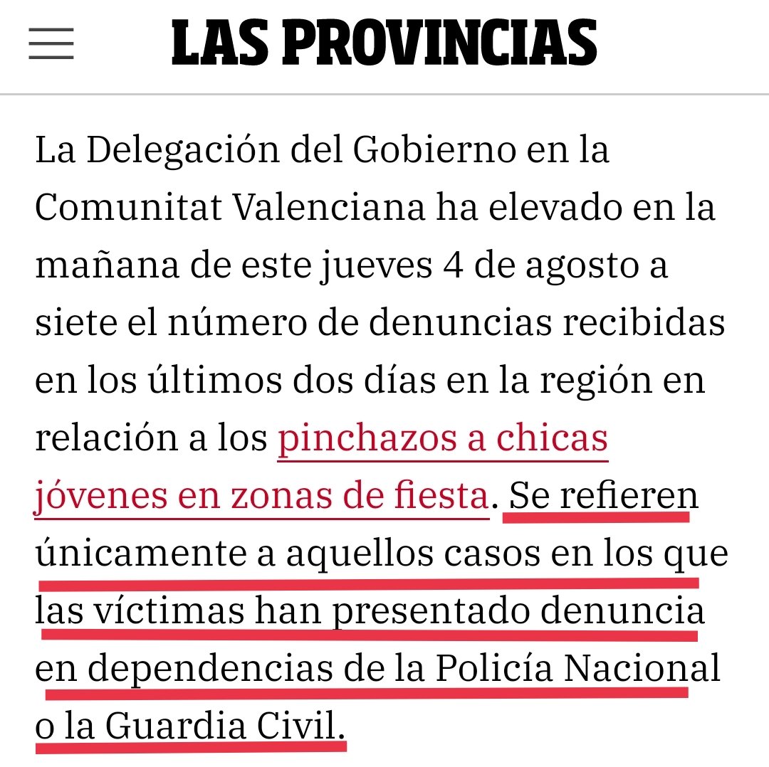 ⛔ BULO de <a href="/elmundoes/">EL MUNDO</a>. "Sanidad confirma tres casos de pinchazos químicos en el Arenal Sound".

❌ FALSO: No ha habido sumisión química, ya que las analíticas realizadas han dado negativo.