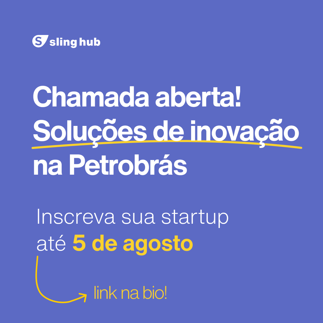 Startups, o papo é com vocês: estão prontos para solucionar desafios de grandes corporações? Conheça a plataforma de desafios da Sling Hub e desenvolva soluções para a Petrobrás: slinghub.io/challenges