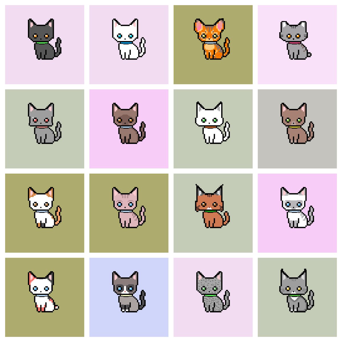 PixelCatsTON's tweet photo. There are already 20 unique NFT cats in our collection.

We plan to release more than 500 NFTs in the near future, and this is not the final number.

Why not get your own kitten from the Pixel Cats collection right now? Because they are so cute.

https://t.co/ZW3WZn4WGM

#NFT https://t.co/LJYCkOCmWD