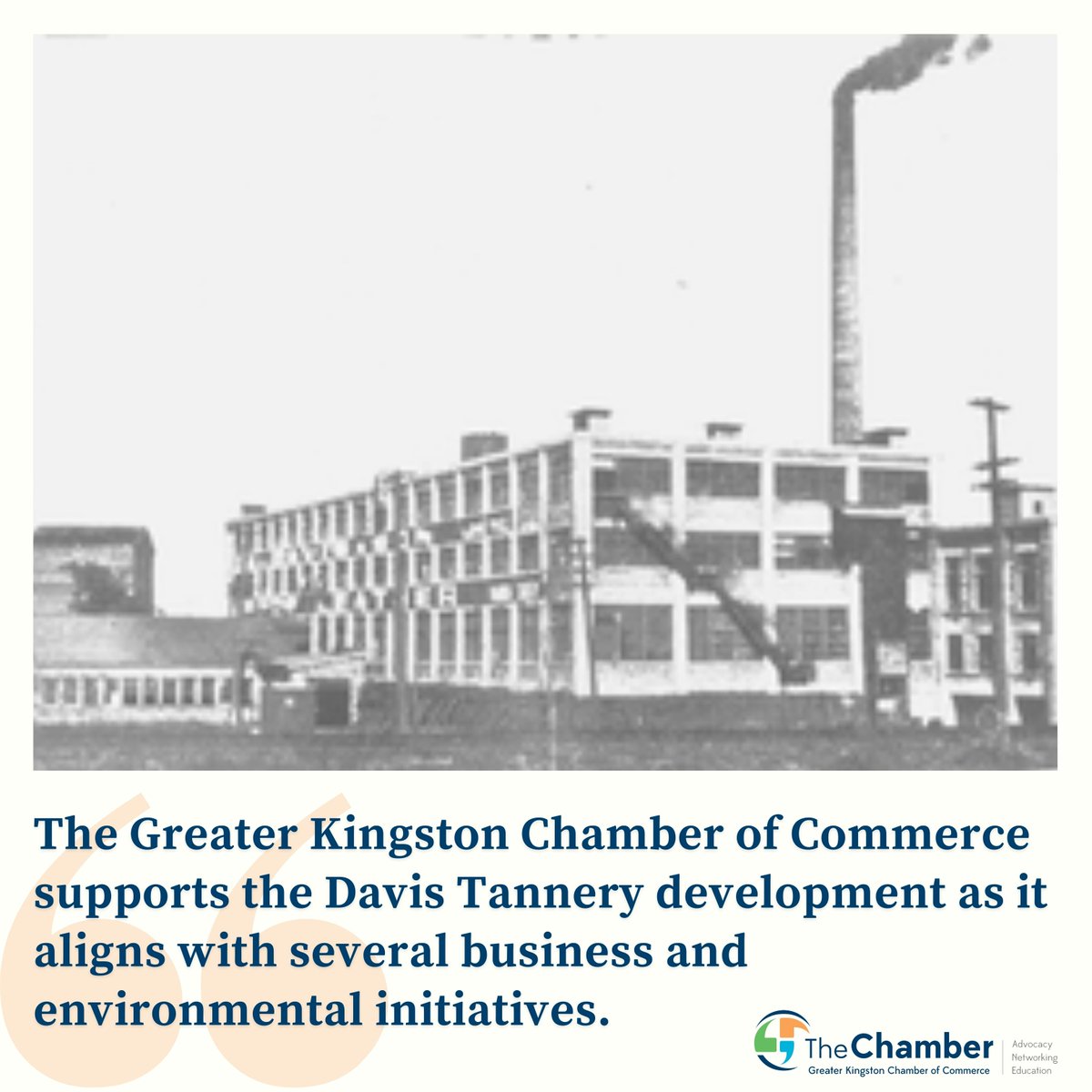 ChamberYGK's tweet photo. Tonight, the City's planning committee will be discussing the potential redevelopment of the Davis Tannery by Patry Inc.

Your Chamber supports the Patry development as it aligns with several business and environmental initiatives. #ygk https://t.co/MCDSrUN1ID