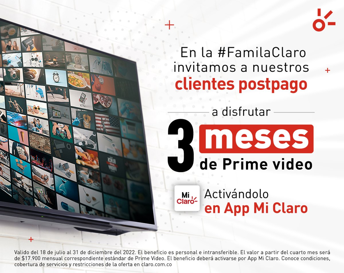 Danitort1's tweet photo. ¡Qué gran noticia! Nos unimos con Prime Video para que nuestros clientes postpago, disfruten de todo el contenido de esta plataforma digital. Actívalo ya ingresando aquí: https://t.co/4aNleqHgFb https://t.co/iIzjsY7uBO