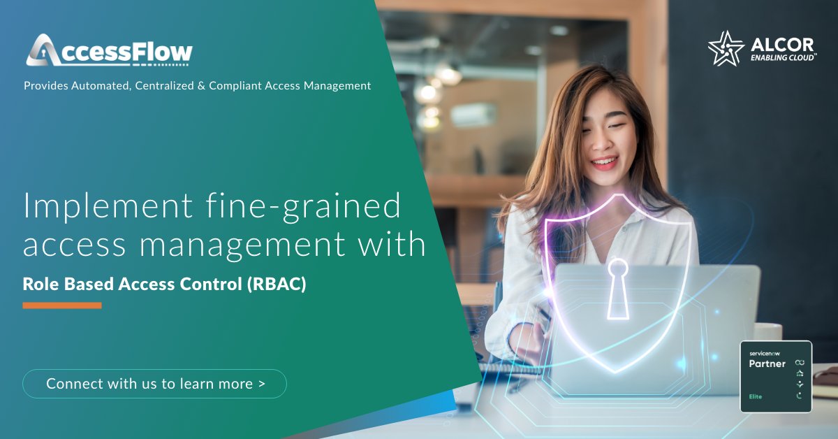 AlcorSolutions's tweet image. Let ROLES decide the ACCESS! 🛡
#RoleBasedAccessControl (RBAC) ensures the appropriate level of access &amp;amp; optimizes operational efficiency, compliance &amp;amp; administration visibility.

Attending #GartnerIAM Summit 2022? Meet us at booth #131 and experience #AccessFlow in action!
#RBAC