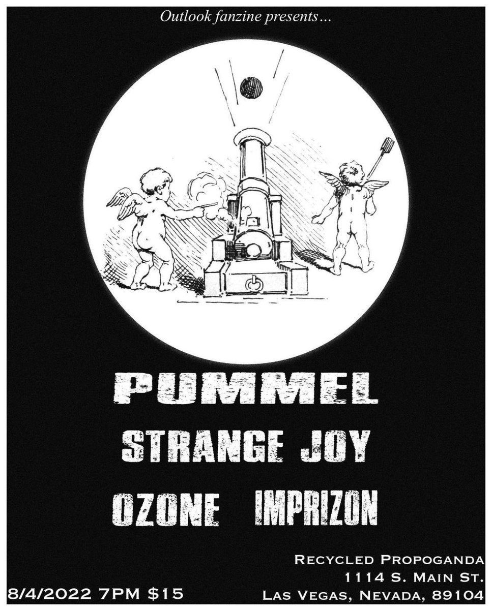 Rolling through Vegas tonight with <a href="/strangejoyworld/">STRANGE JOY</a> and finally linking up with legendary rockers @ozone817. All the band money is going on red 🤣