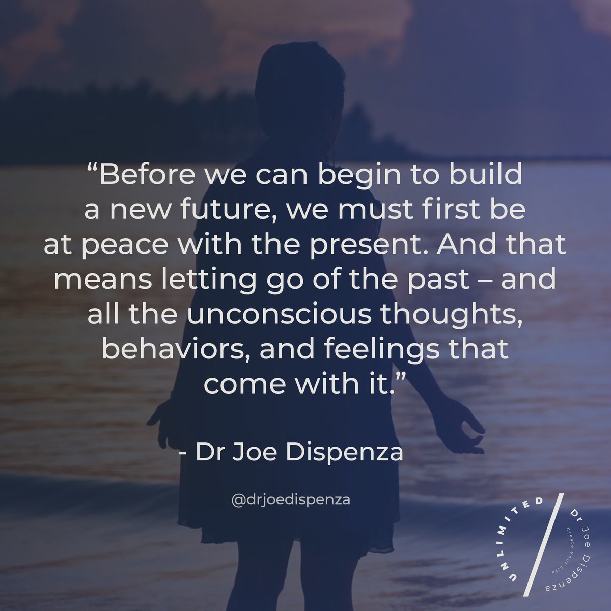 DrJoeDispenza's tweet photo. Being at peace with the generous present moment means entering the unknown with willingness, and gratitude for what already is. It means having a desire to get beyond the old self – and become the new self, connected to a new personal reality.

More: https://t.co/guyU1KW4Jf https://t.co/VevYuEGFxS