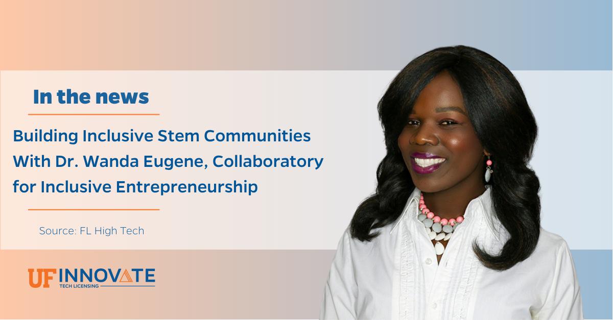 In this episode of #Tech’sPotential: Dr. Wanda Eugene, director of <a href="/UFCollaboratory/">Collaboratory for Business Builders</a> discusses how innovation lives in less privileged communities and how she’s made it her mission to fix this!

Listen in here➡️ ow.ly/NWOn103SkNu