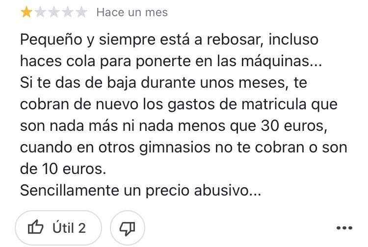 cutxipu's tweet photo. Poniendo este tipo de respuestas a reseñas animan mucho a que la gente se apunte 👌🏻 (dejo entera mi reseña porque la puse cortada) https://t.co/0RBCmH0jND