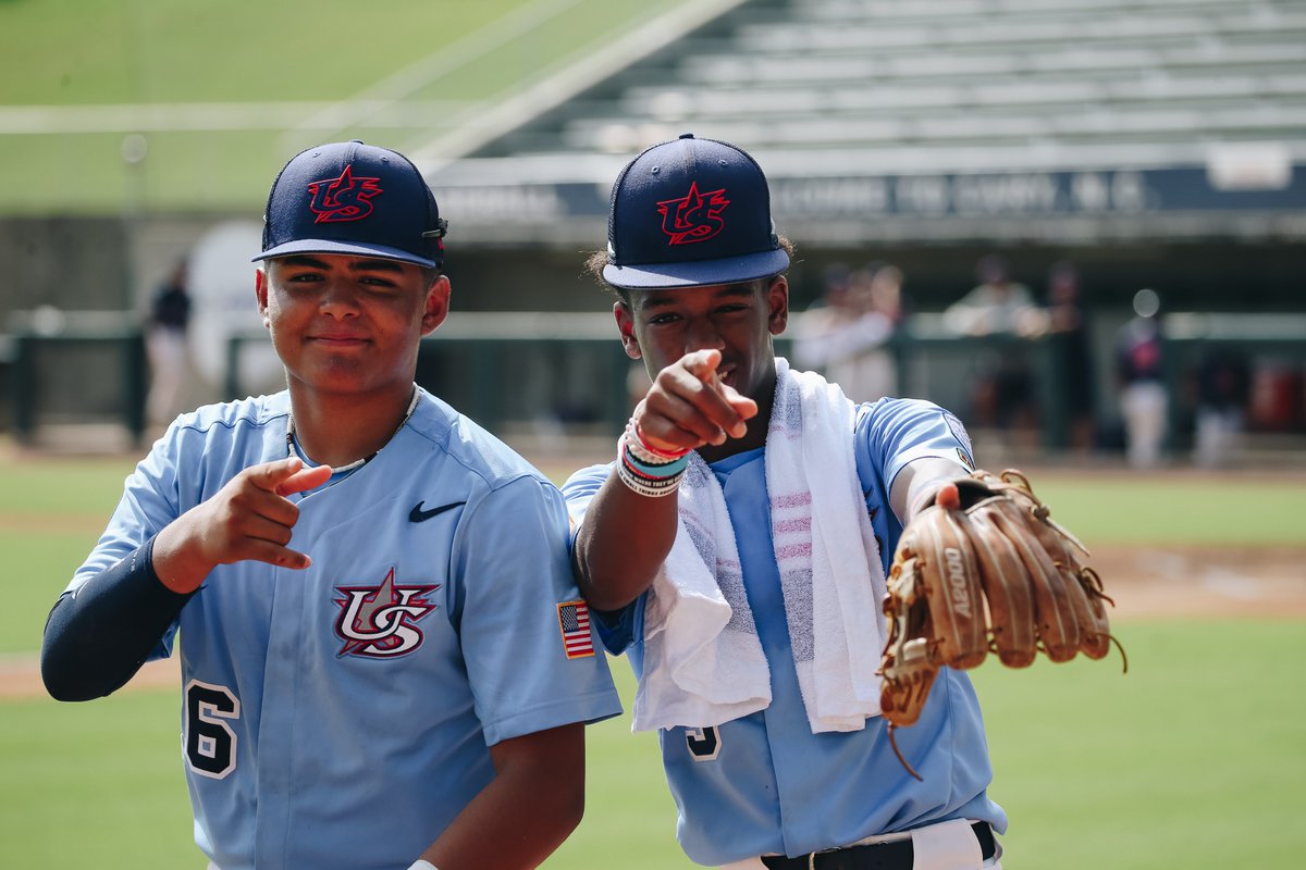 USA Baseball Develops on X: Plenty of smiles during game one so
