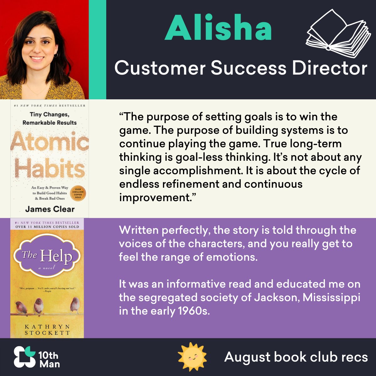 10thManMedia's tweet photo. August has arrived, and here at #10thMan we wanted to share our favourite reads ahead of vacation time! 🌞🌴 
Check out some of our top recommendations 👇
#BookClub https://t.co/6A7LEIXMyw