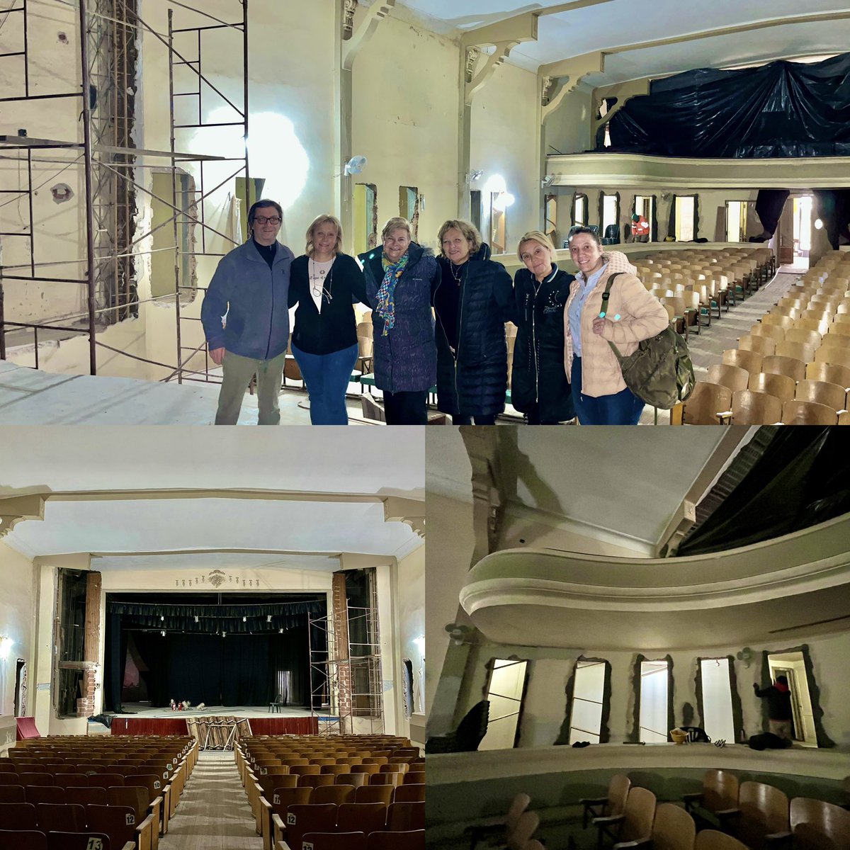 🤩 ✅ En el marco de las acciones por el centenario de la Declaratoria de Ciudad, avanza la puesta en valor del Teatro Cervantes. 

👉 Recorrimos los trabajos que se están realizando e hicimos entrega de un nuevo aporte para continuar con esta importante obra. 👷🏽