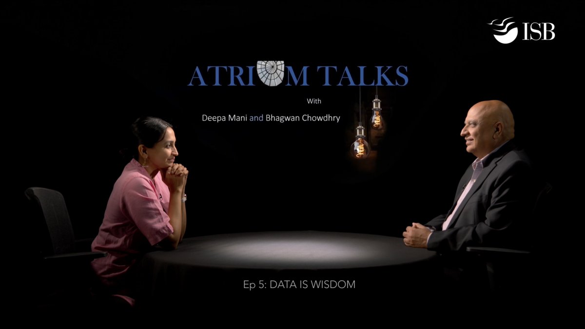 ISBedu's tweet photo. Is Data the new Oil?
@Prof_Dee and @bhagwanUCLA say it is much better than that. Data sources give you reliable information in real-time & creative methods allow you to tease out causality from correlation.
🎥 https://t.co/us2hubg2OH
#AtriumTalks #ISBfaculty https://t.co/RL4k9GYjYB