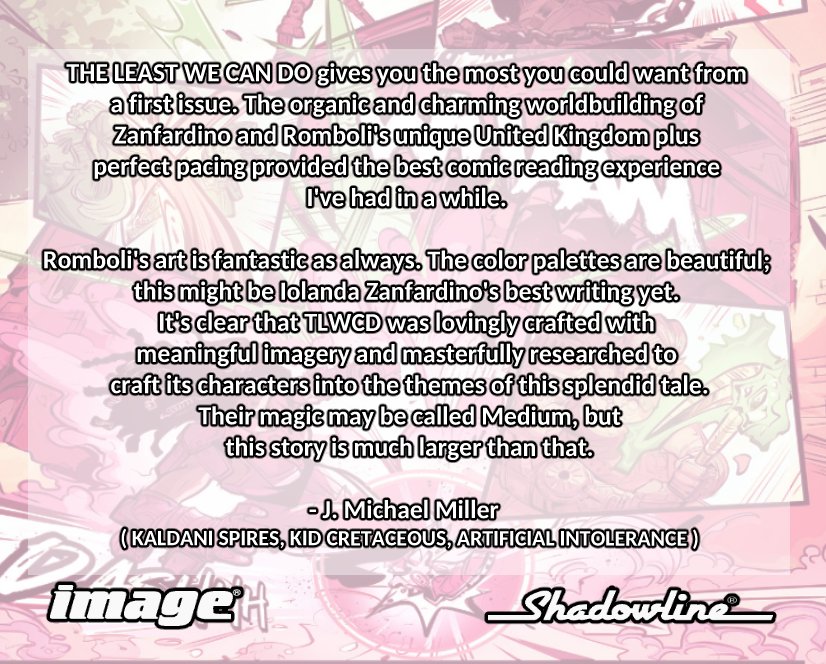 afterlaughs's tweet photo. Here's what @comicsandcosmos says about THE LEAST WE CAN DO #1!
@YoZanfardino | @ImageComics 

#TheLeastWeCanDocomics #TLWCD #comics https://t.co/4TEdjgO0Cr