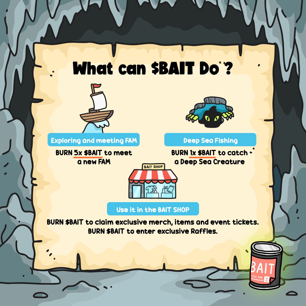 What will you be using your $Bait on?