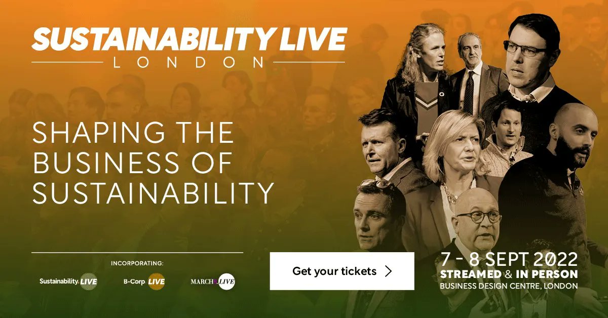 EvanKirstel's tweet photo. We’re excited! JSA is a media partner for SUSTAINABILITY LIVE LONDON 9/7-9/8. Shape the future of sustainability &amp; ESG at The Business Design Center or virtually. Free tickets: https://t.co/x2v8idhD26 #SUSLIVE #Sustainability #ESG #ShapingTheFuture @SustainabltyMag @telecompr https://t.co/gj1sSXdJoM