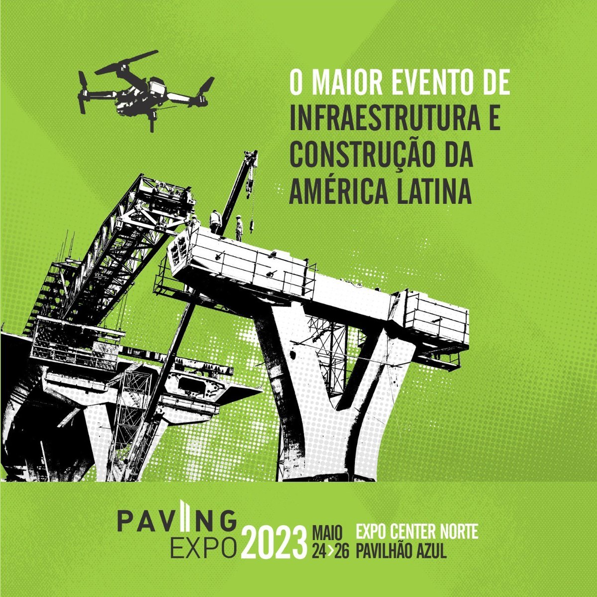 PavingExpo's tweet photo. Queremos ver todos vocês presentes no nosso evento do ano que vem!

O maior network do setor volta em agosto de 2023... 

#paving #infraestrutura #obras #pavimentação #pavingexpo #vaiterpavingsim #vamosseguir https://t.co/yzNB1licAV