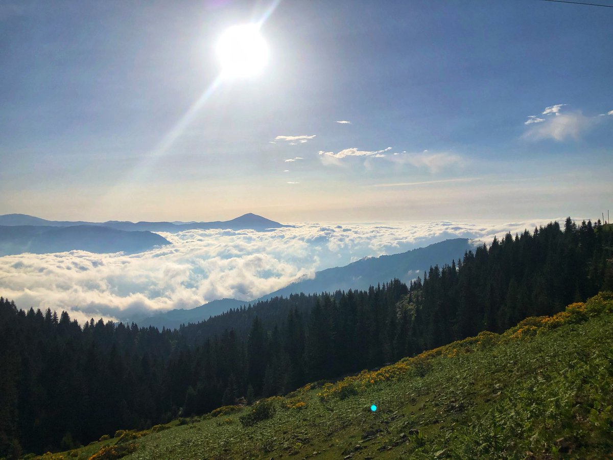 Bulutların üzerindeyiz..🌲🌲