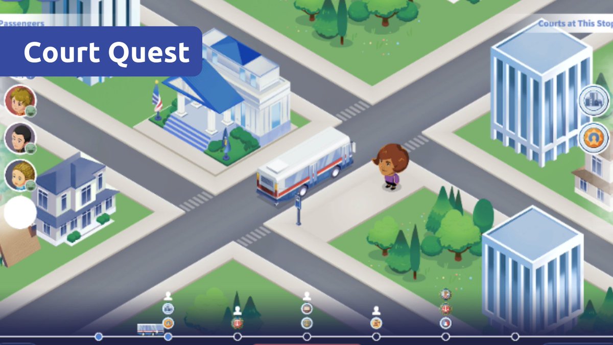 icivics's tweet photo. Happy 12th birthday to our game, Court Quest! Use this game to teach students about the different levels and jurisdictions of the U.S. court system. https://t.co/QVWH8fo1Cj https://t.co/nK8F1DeeYa