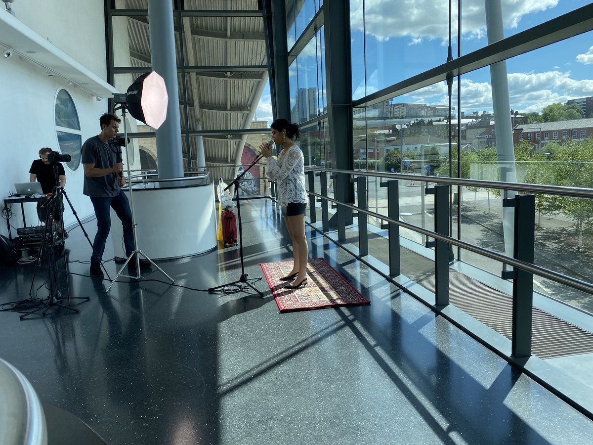glasshouseicm's tweet photo. This afternoon we caught up with our #SummerStudios artists rehearsing in our Music Education Centre! As part of our commitment to artist development these residencies allow artists to develop/work on new creative projects ☀️
🔗 About Summer Studios: https://t.co/Mh4zzKUOyt https://t.co/Ct11uK23aK