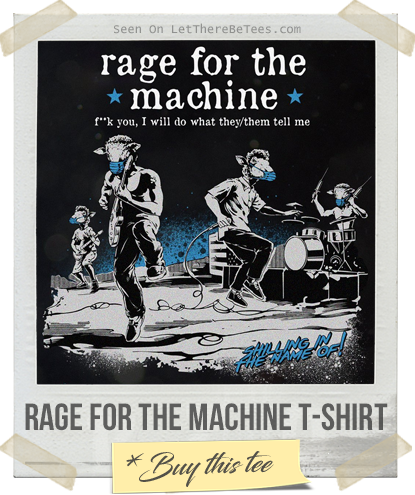 LetThereBeTees's tweet photo. Rage For The Machine T-Shirt - The band "Sudden Adult Death Syndrome" is opening for them throughout their whole tour. Must bring your vax passports and a peer-reviewed list of your pronouns. SHILLING IN THE NAME OF!
👇LINK👇
https://t.co/2dwUOK180S https://t.co/udqOWR3IUX