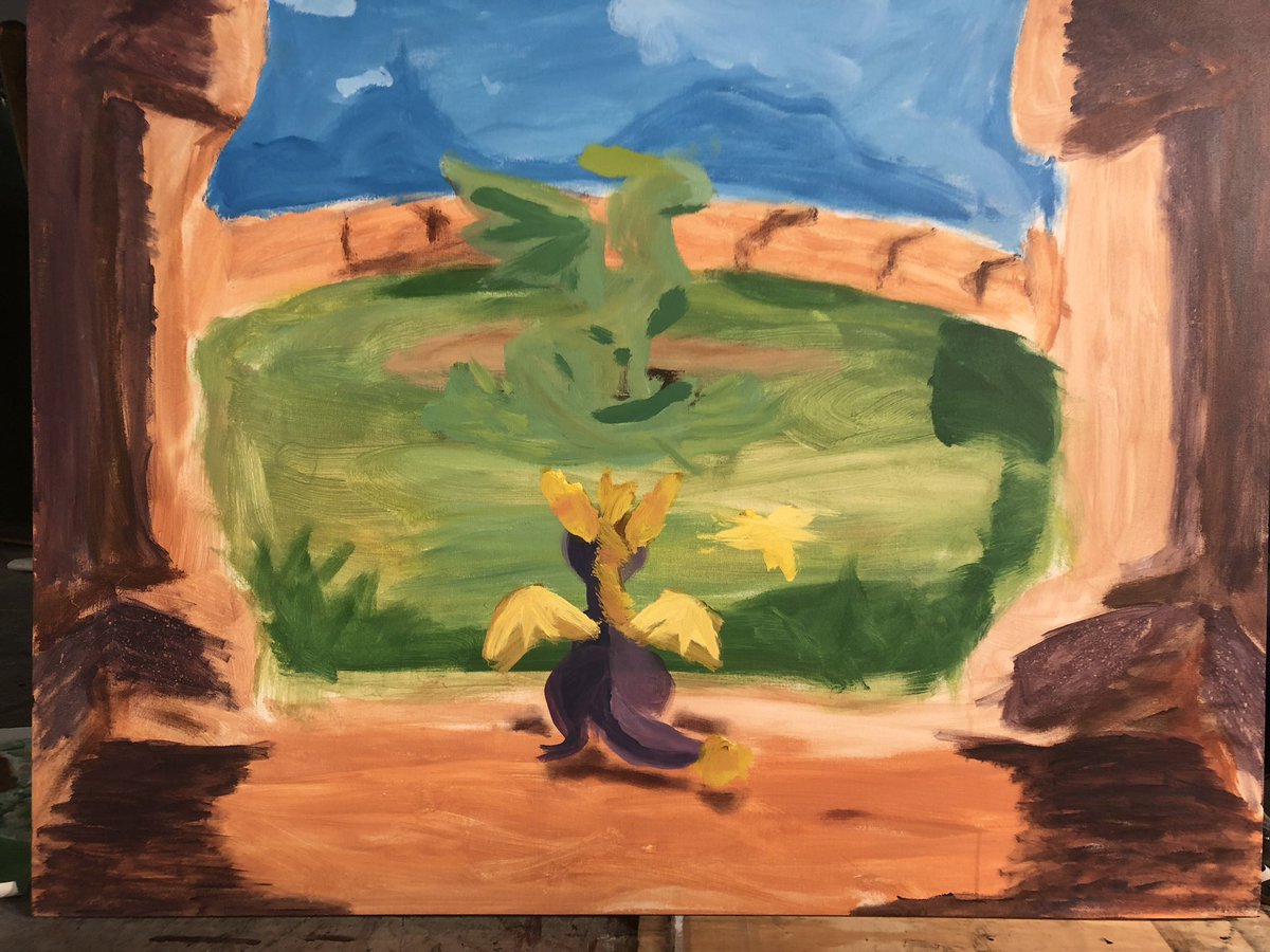 GibsonGraphix's tweet photo. Wip from College

Spyro with jade dragon https://t.co/auDMBimrH8