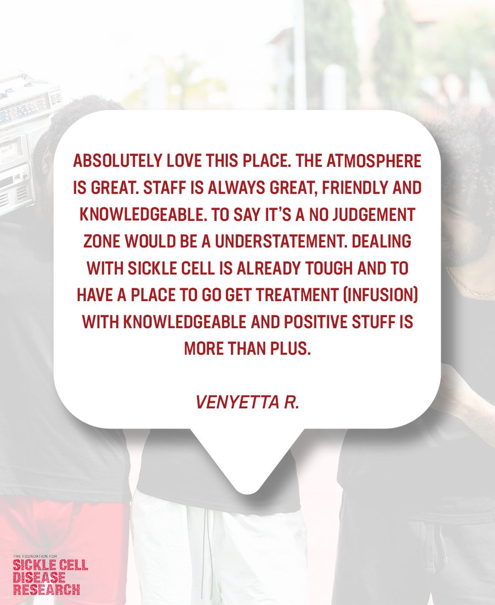 FundSickleCell's tweet photo. Thank you Venyetta R. for your lovely feedback. We’re very happy you felt right at home.
.
.
.
.
#healthiswealth #healthyliving #healthywellness #womenswellness #menswellness #internalhealth #physicianassistant #continuingmedicaleducation #clinicians #sicklecell #sickle https://t.co/xhWS1UFWy1